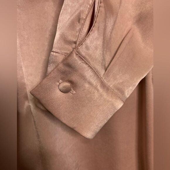 NWT REVOLVE SUPERDOWN sophie draped mini dress in nude pink. Size XS - Picture 6 of 8